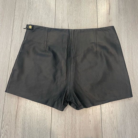 Diane Von Furstenberg Leather Skort - Picture 5 of 13